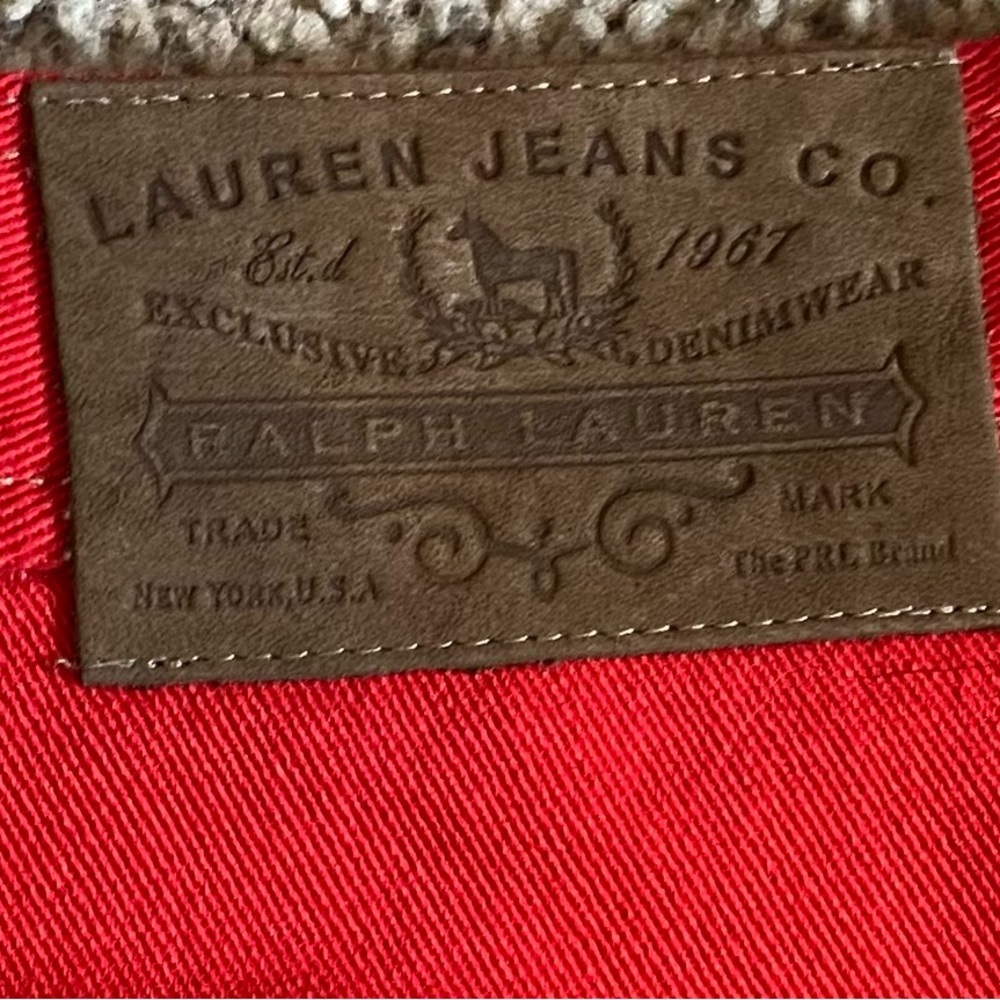 Lauren (Ralph Lauren) Straight  Leg Jeans Size 12 - Picture 6 of 9